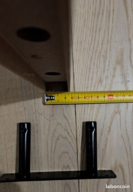 2 étagères suspendues laquées en blanc (image 5)