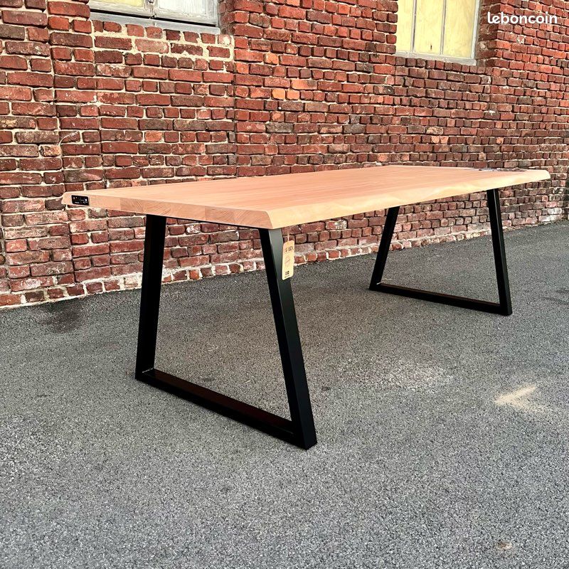 Pieds table à manger trapèzes, U sur mesures (image 2)