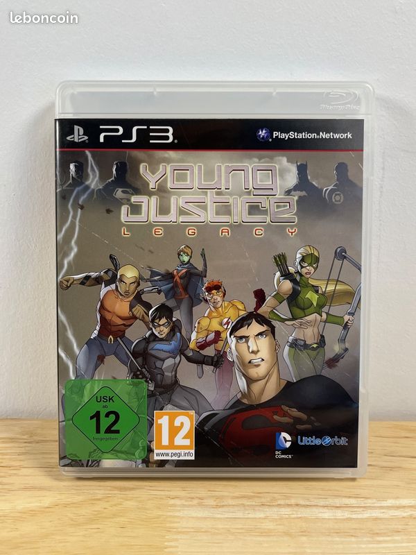 Jeu Young Justice Legacy – Sony PlayStation 3 (PS3) – Très Bon état