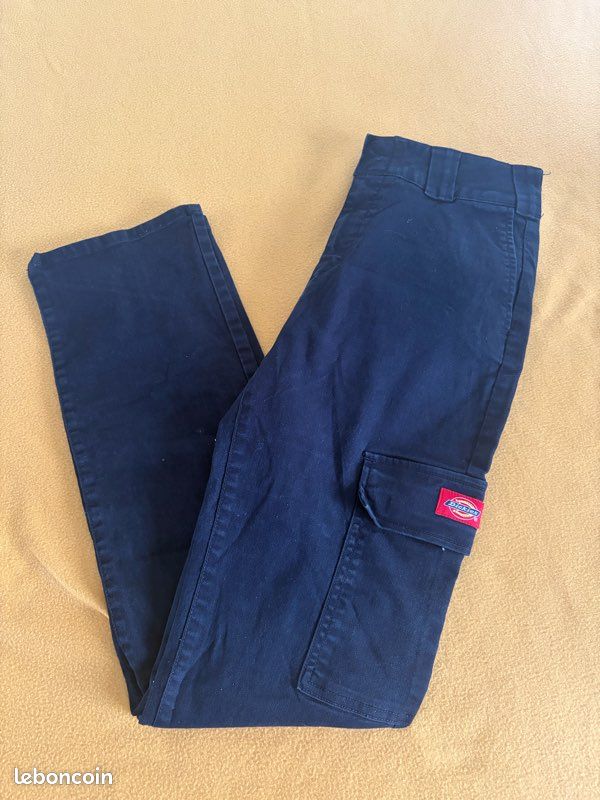 Pantalon Cargo Dickies Homme - 38x32, Bleu Marine, Coupe Décontractée, Flex, Neuf Avec Étiquettes