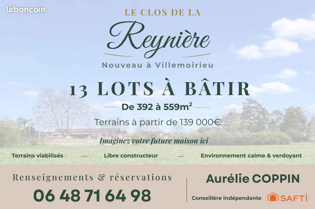 Terrain 559 m² · à Villemoirieu · 559 m² · 162 000 €