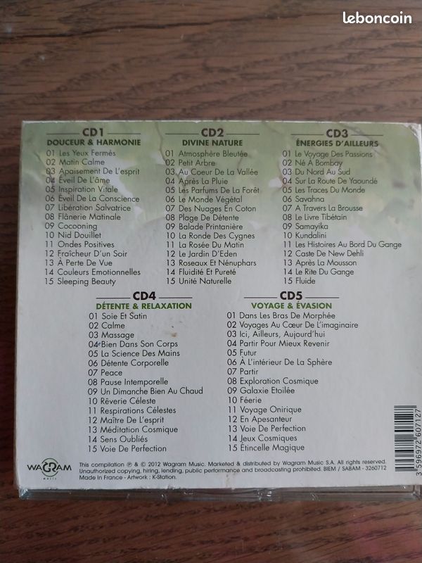 Coffret 5 cd relaxation (image 3)