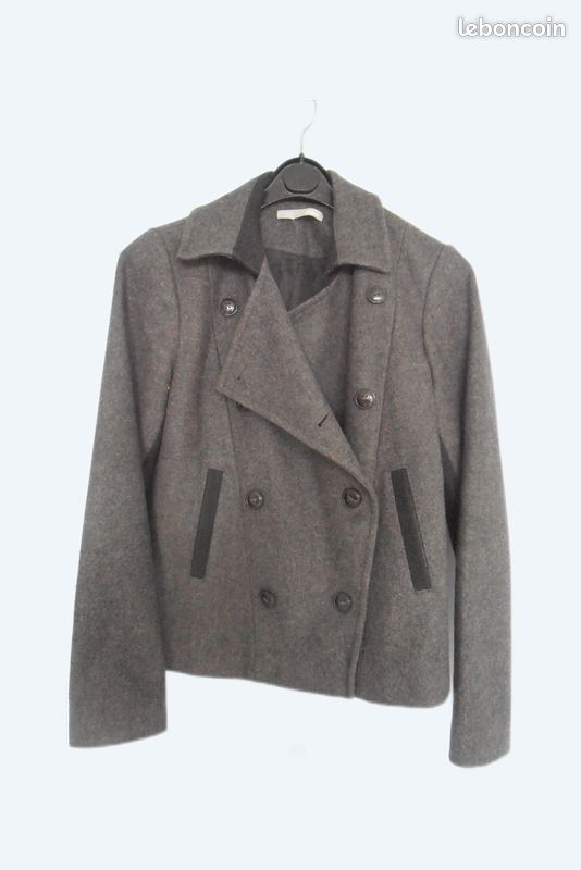 Veste automne hiver femme caban court taille 40 Etam Vêtements