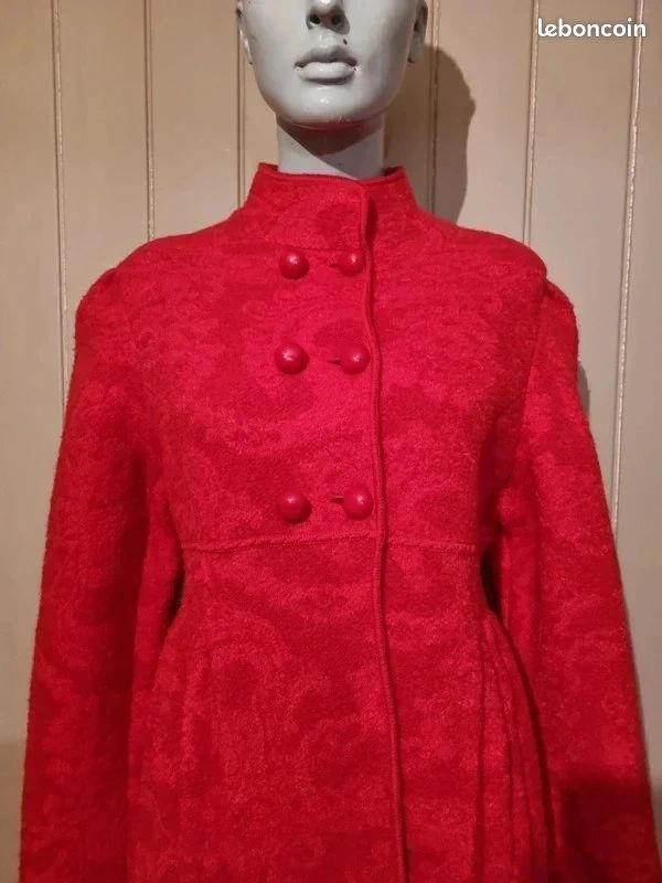 Veste rouge Didier Parakian (image 8)