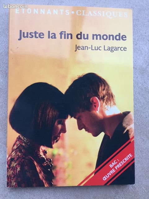 Livre "Juste la fin du monde" édition Bac (image 1)