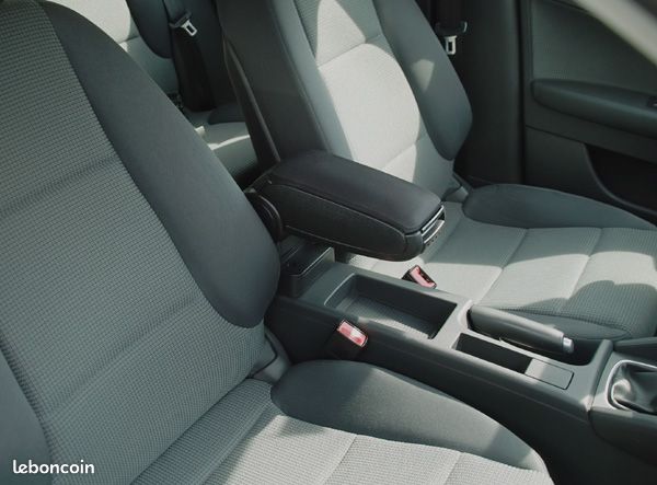 Accoudoir Central pour Audi A3 8P (2003-2013) | Repose-bras avec Rangement Console | Finition Tissu ou Simili Cuir Noir | Accessoire Auto Neuf | Garantie 2 Ans (image 1)