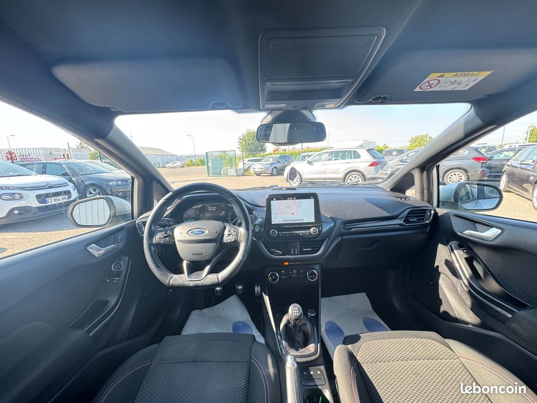 FORD FIESTA ST LINE 1.0i EcoBoost 100 CV 150200 KM 03/2018 COCKPIT DIGITAL BO SOUND GPS BLUETOOTH (image 10)