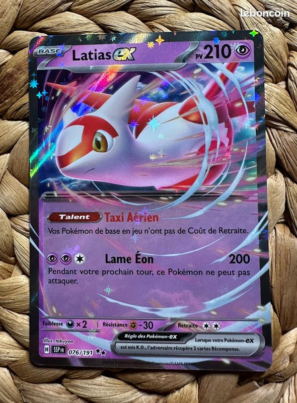 076 191 pokemon card - Latias ex 076/191 RarityDouble Rare Hit Points210 HP Psychic Latias ex 076/191 - Surging