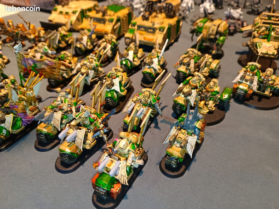 Warhammer 40K / 30K armée Dark Angels firstborn partiellement OOP/collector (image 2)