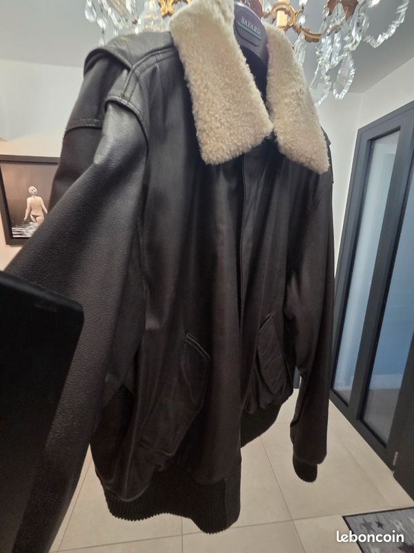 Blouson aviateur cuir (image 1)