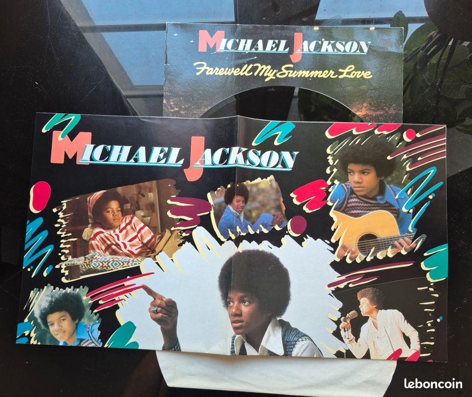 Vinyle 33t Michael Jackson Farewell my summer love avec poster (image 5)