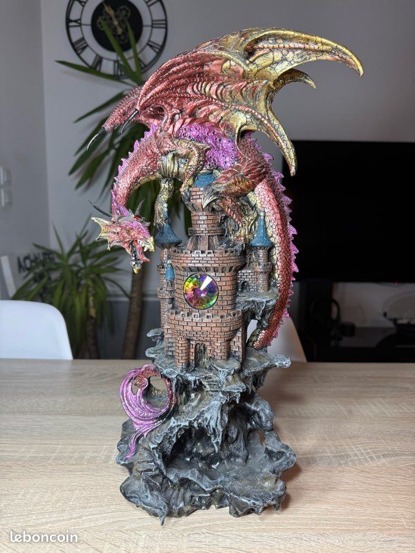Puckator Dragon Elements - Statuetta Drago Yoga 'Pace' – Decorazione Originale, Multicolore