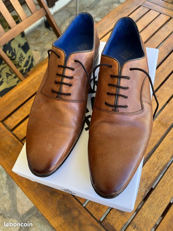 Cognac Chaussures San Marina Homme Bottines COGNAC Homme CUIR
