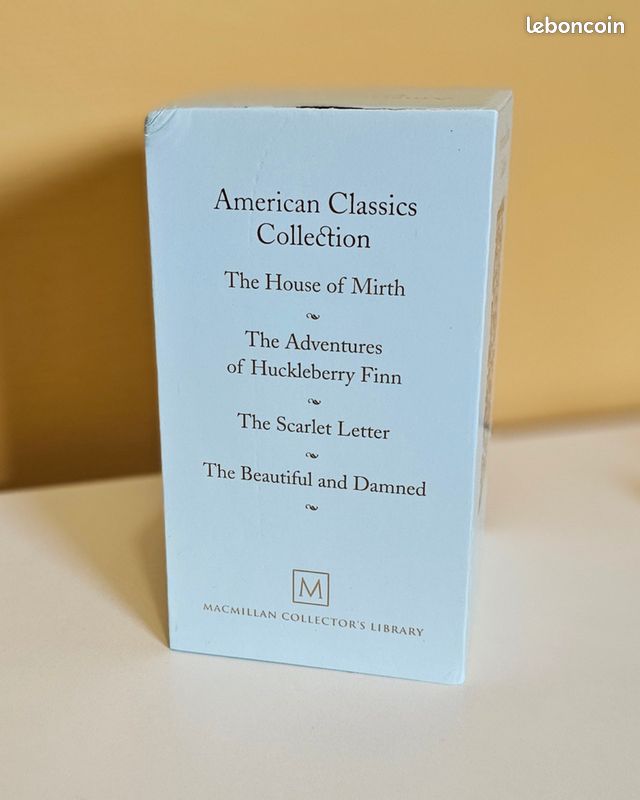 Coffret 4 livres classiques anglais Macmillan – neufs, tranches dorées (image 4)