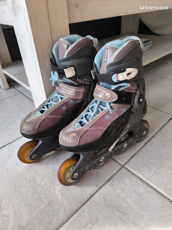 Roller Decathlon taille 37 femme Sport Plein air