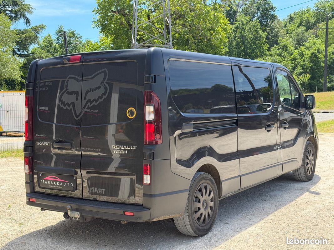 RENAULT TRAFIC CABINE APPROFONDIE L2H1 1200 KG DCI 140 CONFORT/Entretien Complet / Turbo neuf (image 3)