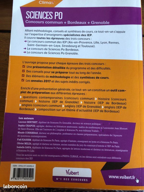 Science Po Concours commun+Bordeaux +Grenoble (image 2)