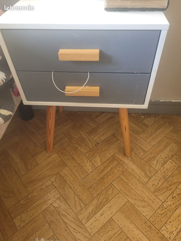 Tête de lit avec 2 table de nuit (image 1)