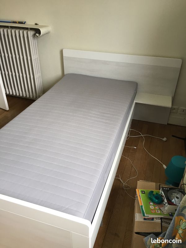 Lit sauthon + matelas ikea (image 2)