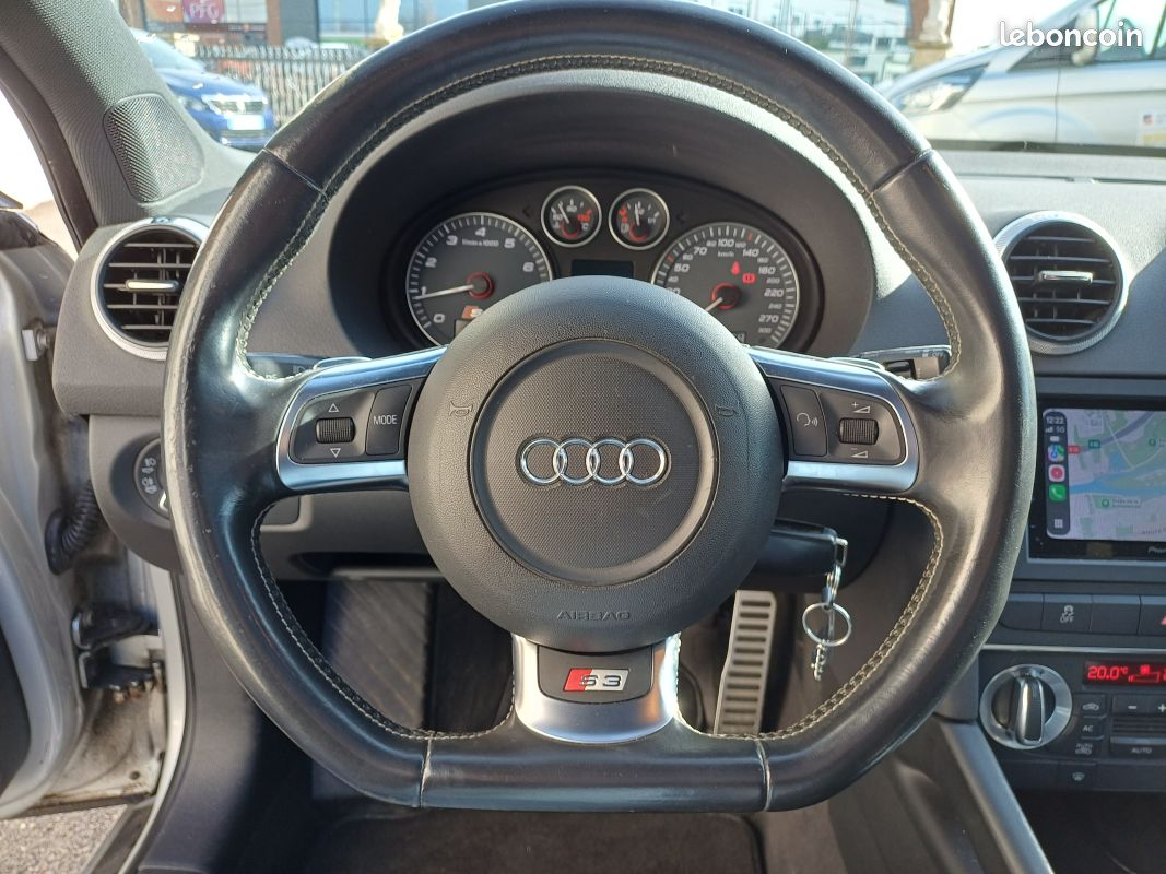Audi s3 2.0 tfsi sportback quattro 265 ch gps -carplay - toit ouvrant pano (image 10)