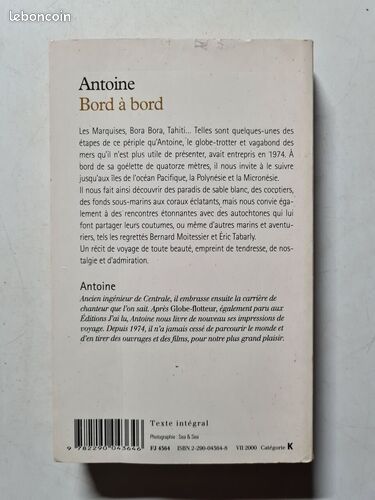 [Livre] Bord à bord - Comme neuf (image 2)