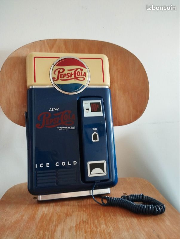 Téléphone Vintage Rétro Pepsi-Cola Ice Cold - Bel état - Pièce De Collection USA
