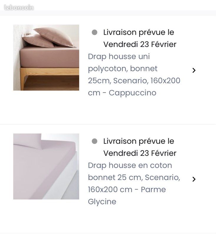 Drap housse 160x200 (image 2)
