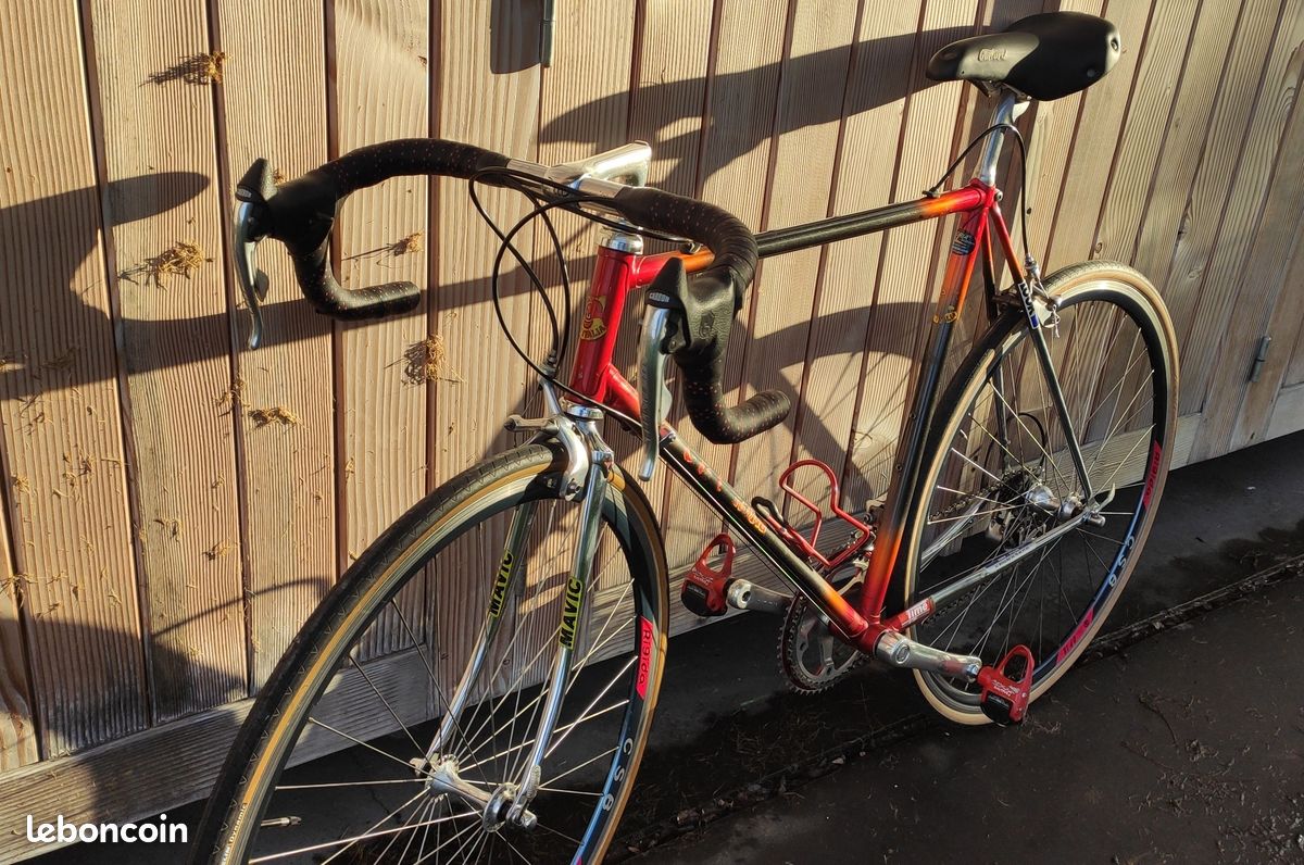 Levier De Frein Vintage Campagnolo Athena Carbon - 8 Vitesses - Alu/Carbone - Pour Pièces