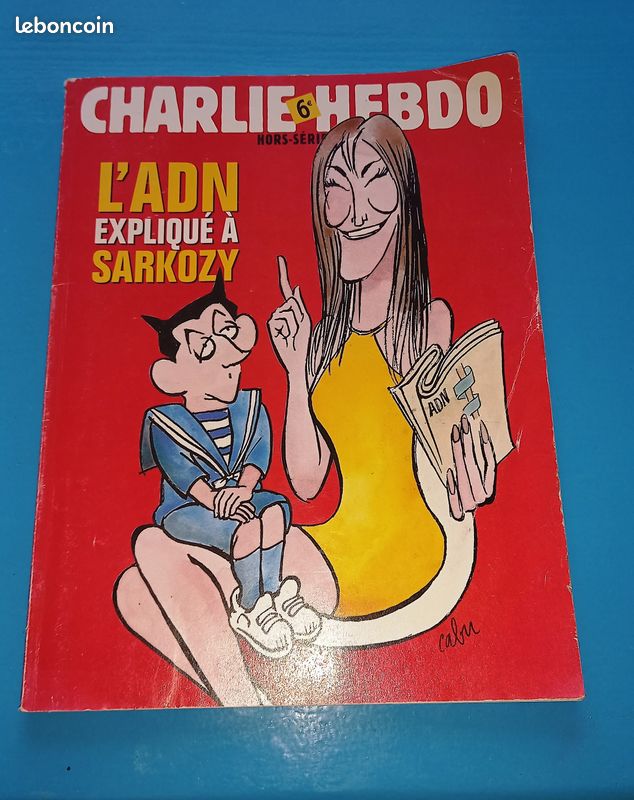 Charlie hebdo hors série 23 h : L ADN expliqué à Sarkozy - 2008 (image 1)