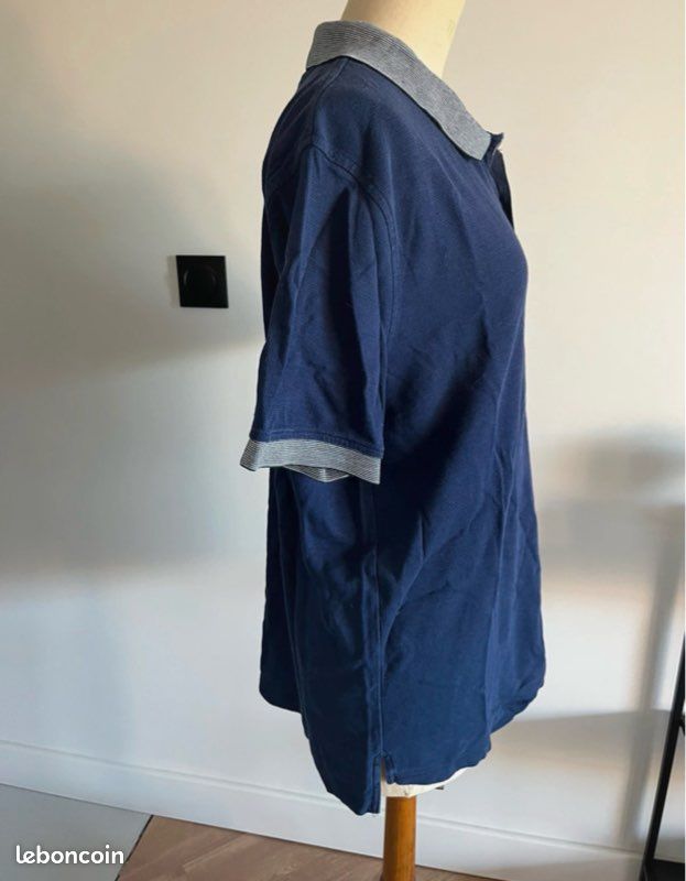 Polo homme manches courtes bleu marine Tommy Hilfiger T-XL (image 4)