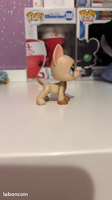 HASBRO LPS PETSHOP ORIGINAL CHIEN GRAND DANOIS DOGUE ARGENTIN # 1647