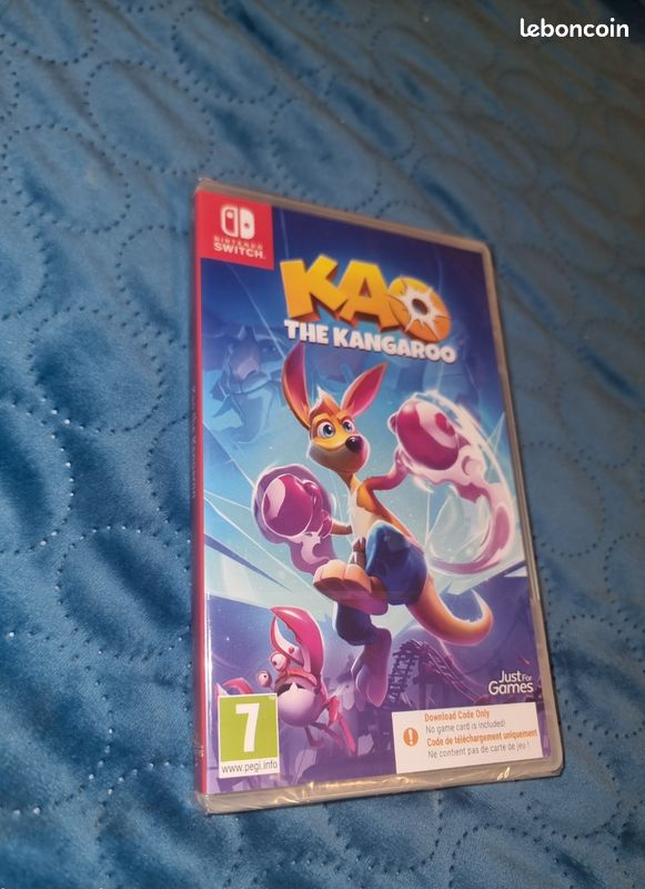 Kao the kangaroo Nintendo Switch neuf sous blister code in box (image 1)