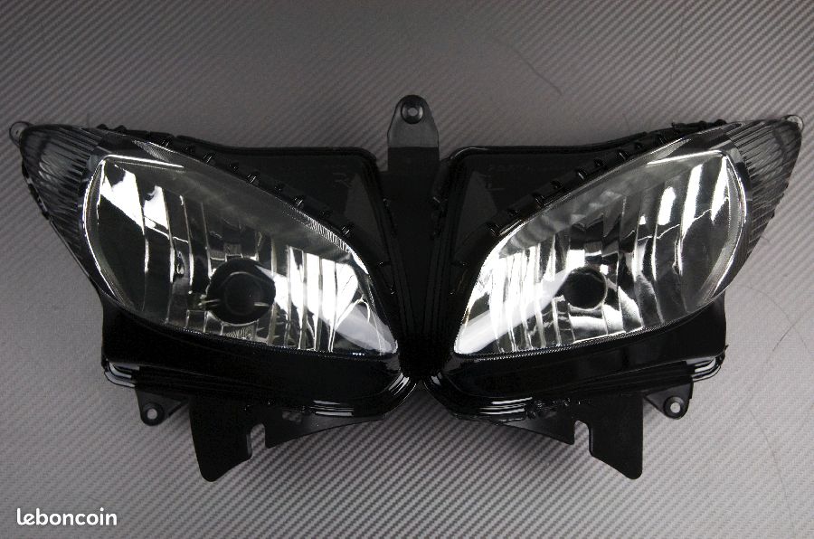 AVDB-moto Faro Anteriore Completo | Compatibile Con Yamaha Fazer 1000 N E FZ1 N (2006-2015)