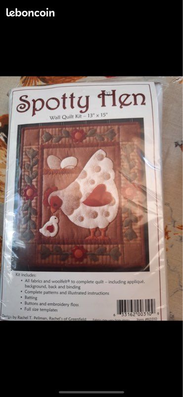 Kit patchwork poule Spotty Hen (image 1)