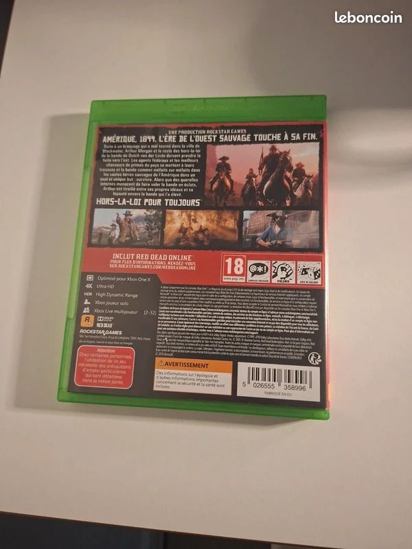Jeu Vidéo Red Dead Redemption II Pour Xbox One - Version Française - Bon état