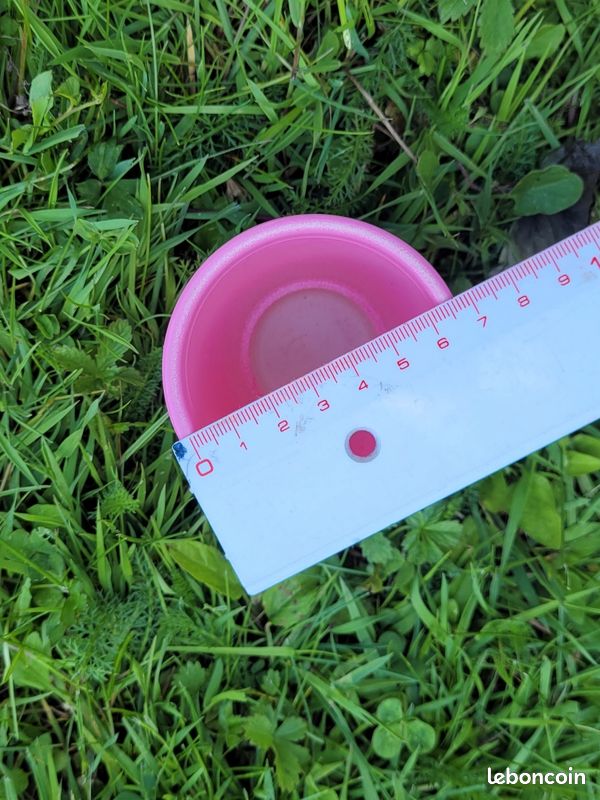 Cache pot blanc et rose (image 10)