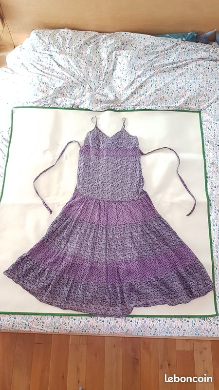 Robe à fleurs sans manches, bretelles, 38 (image 1)