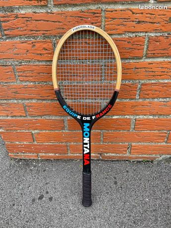 Ancienne raquette de tennis montana star ecole | Selency