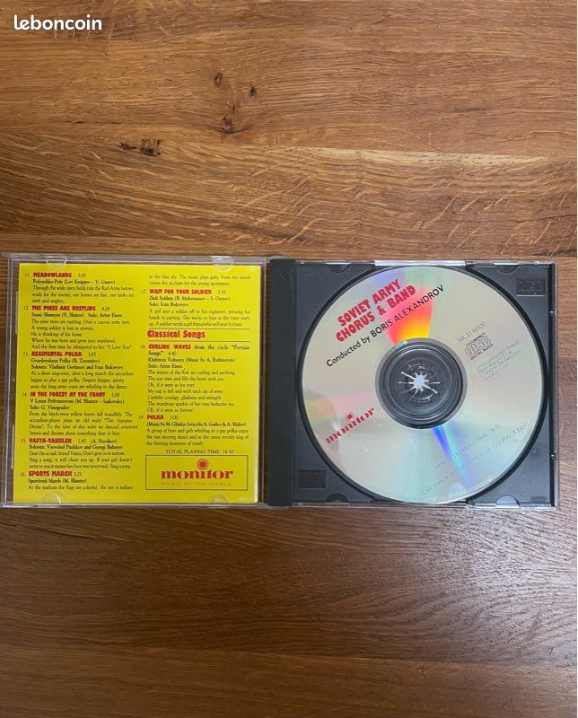 CD Soviet army chorus and band (image 2)