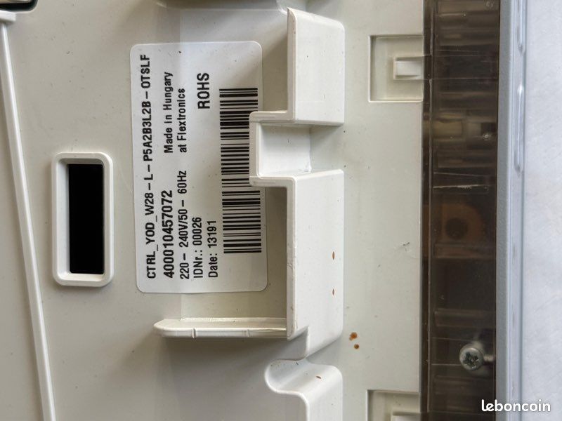 Carte électronique lave vaisselle encastrable whirlpool (image 3)