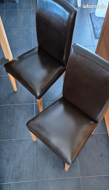 6 chaises cuir IKEA - HENRIKSDAL (image 3)
