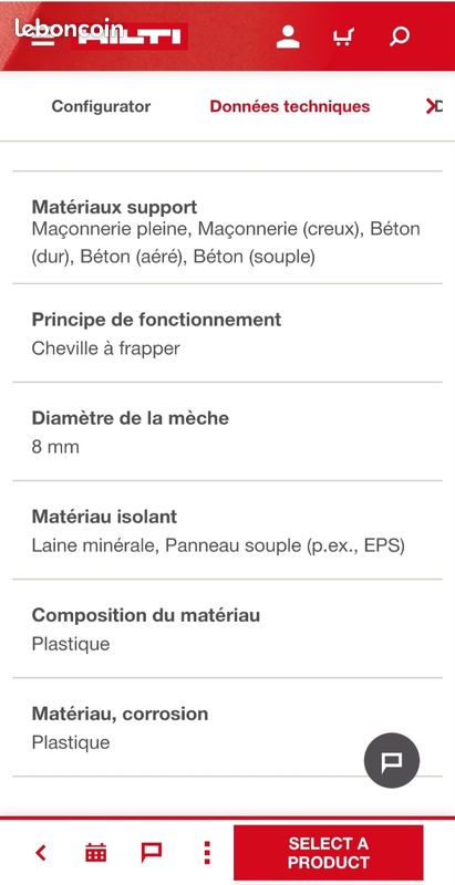 Clou fixation pour isolant 240 mm (image 2)