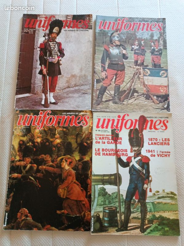 Vends 16 revues anciennes " UNIFORMES - Les Armées de L'histoire " (image 3)