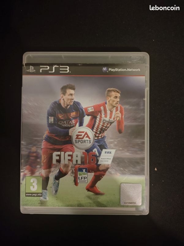 Jeu FIFA 16 - Version FR Complète Pour PS3, Très Bon état