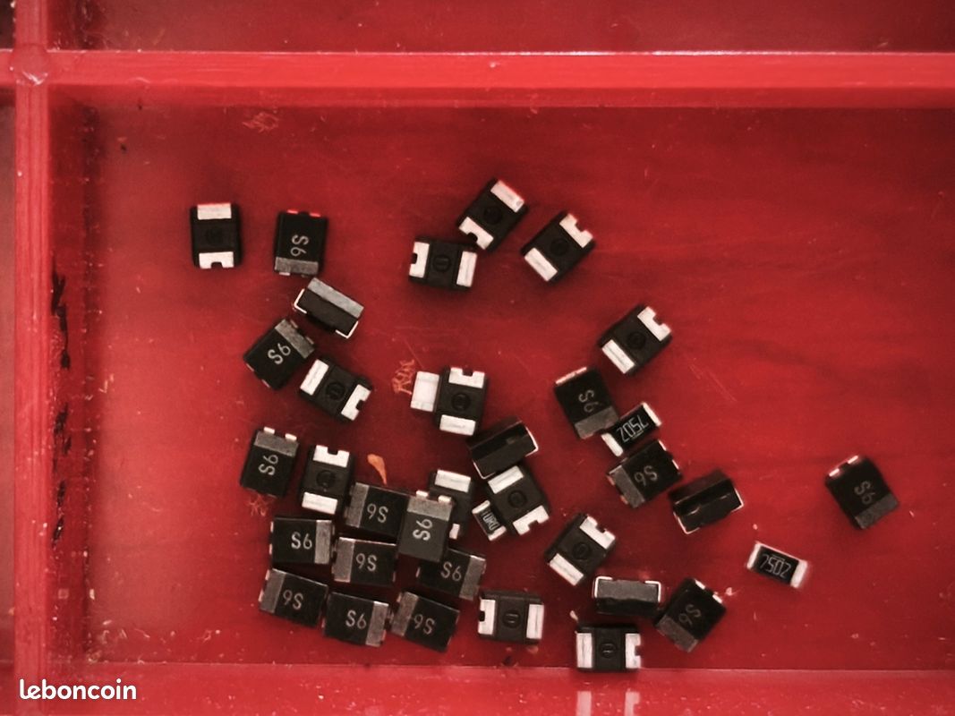 Lot composants électroniques CMS – résistances SMD, DIP-switches et trimmer (image 5)