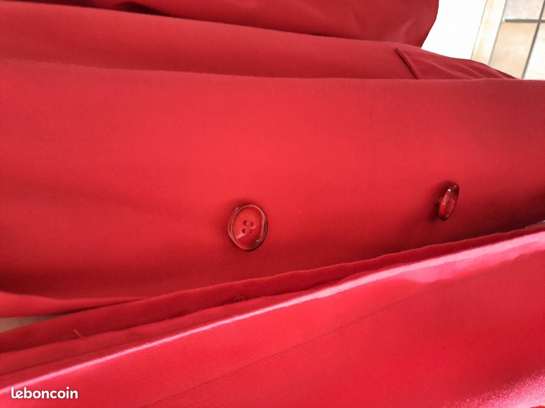 Gabardine femme T40 rouge (image 7)