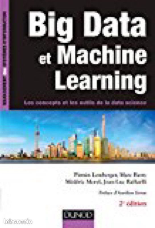 [A saisir] livre référence Big data et machine learning (image 1)
