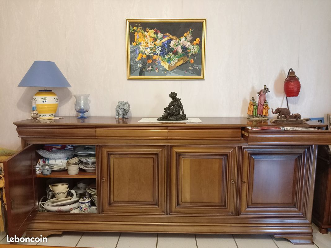 Salle à Manger En Merisier Massif – Meuble D’occasion