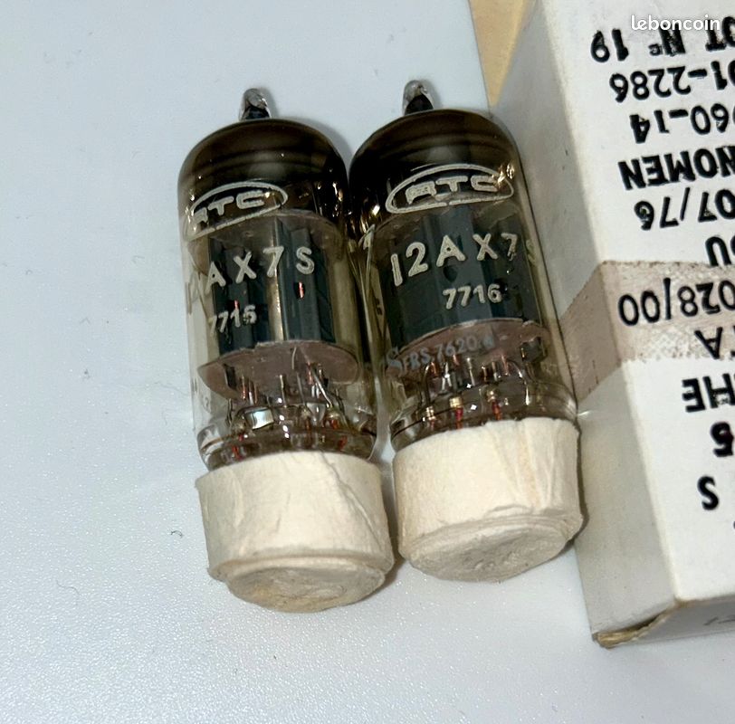 Lot De 25 Boîtes Brillantes Pour Tubes à Vide - 12AX7, 12AU7, ECC83, 6DJ8, Etc.