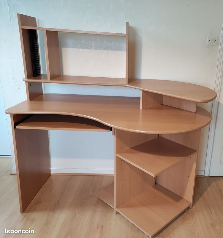 Bureau avec rangements (image 1)